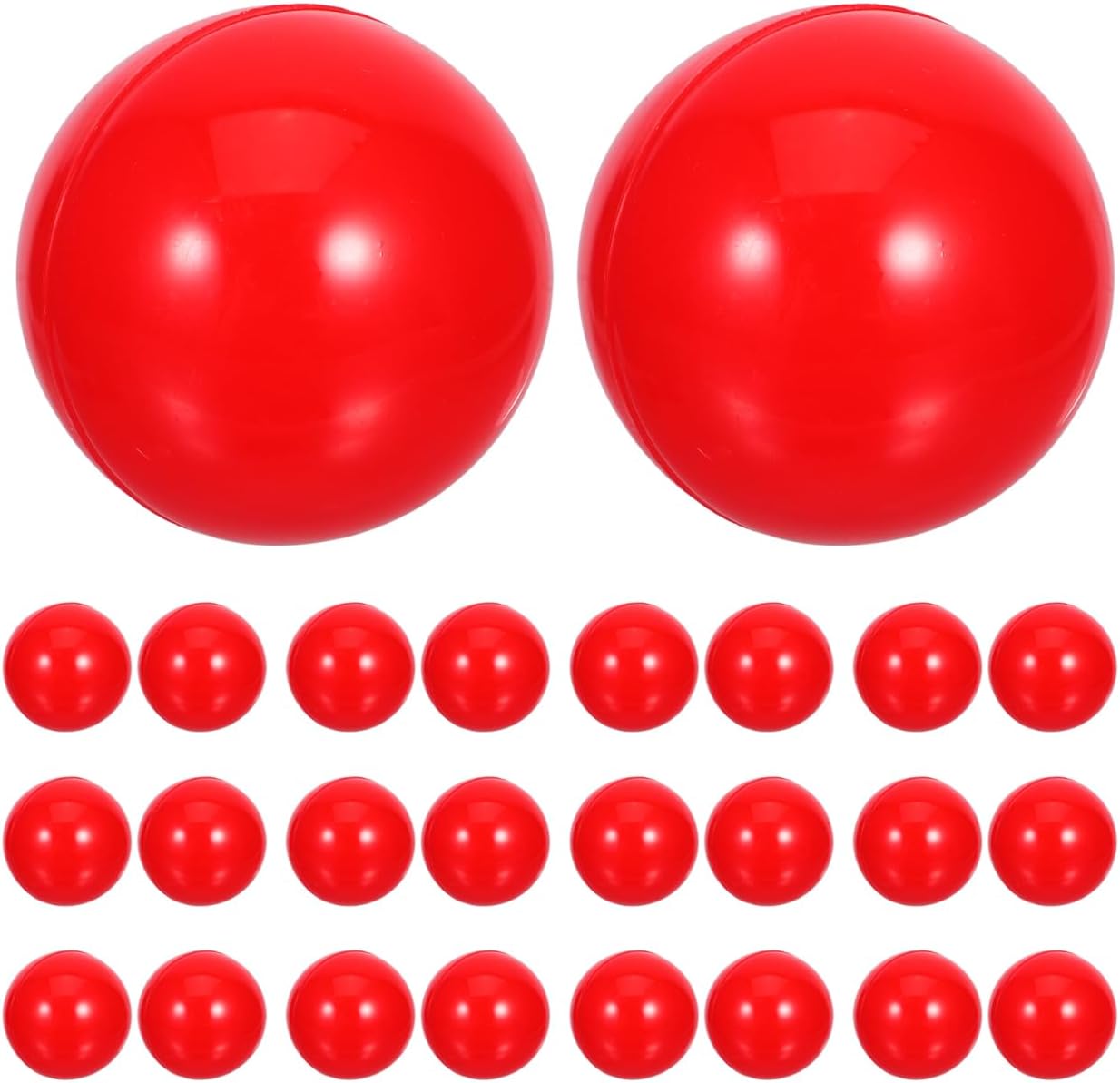 PRETYZOOM 50pcs Gumball Machine Refills Empty Colored Round Capsules Capsule Toys Small Plastic Balls 5cm Vending Machine Capsules Balls Small Bingo Raffle Drawing Capsule Vending