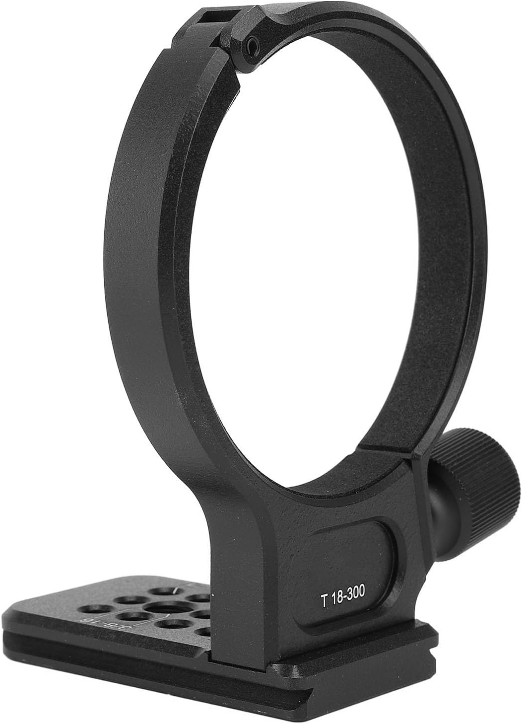 Lens Collar for 18 300mm F3.5 6.3 Lens, Tripod Mount Ring with Quick Release Plate, Aluminum Alloy Tripod Collar for DSLR Camera, Arca Compatible Lens Support for Heavy Telephoto L