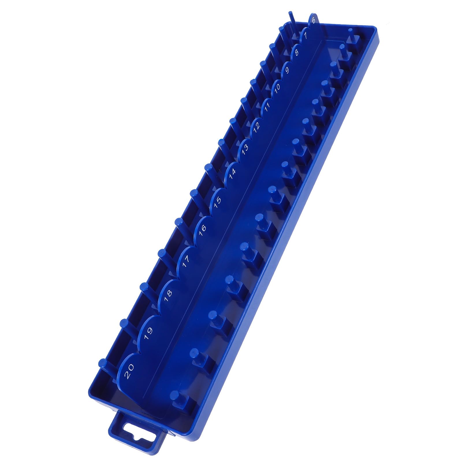 Organizador de enchufes de 3/8 pulgadas SHINEOFI de polipropileno para pared