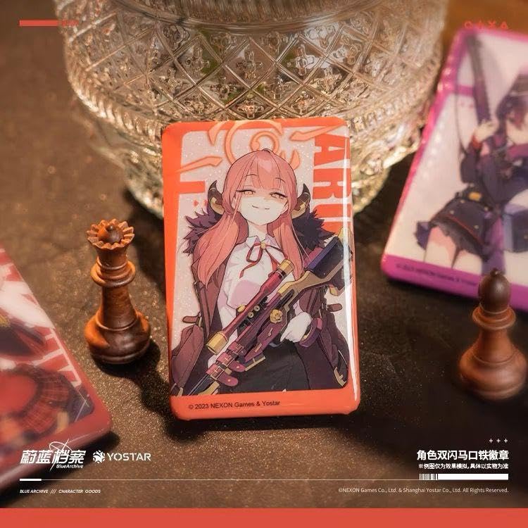 Amazon.co.jp: 公式 未発売 中国限定ブルアカ 陸八魔 アル 缶バッジ