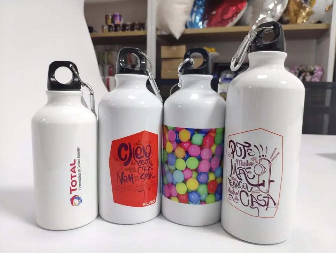 INTSUPERMAI 600ml Silver Aluminum Coated Sublimation Aluminum Water Bottle Sport Bottle Sublimation Transfer with Safe Lock Aluminum Sublimation Blanks - Image 7