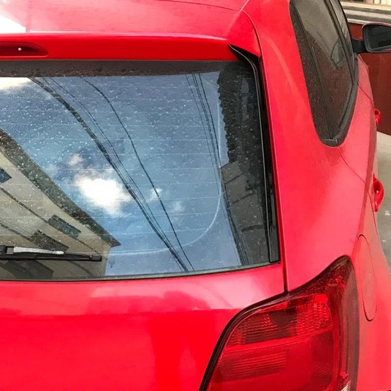 Molduras de aletas para ventana trasera compatibles con VW Polo Mk5 5