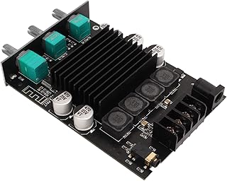 Audio Power Amplifier Board, Treble Bass Control Power Amplifier Board Stereo AUX Input TDA7498E Chip for Home Theater Store