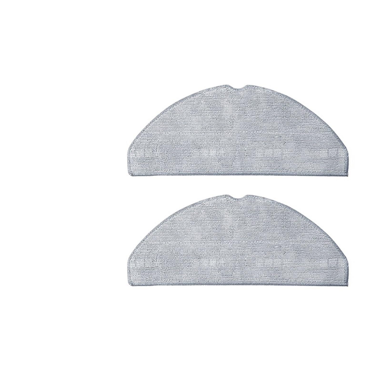 EEZII Washable Mop Cloth，Compatible For Xiaomi，S20/(D106)/E12/E10/B112/D106/E10C/3C Plus/3C Enhanced/C103 Robotic Vacuum Cleaner Accessories(2pcs)