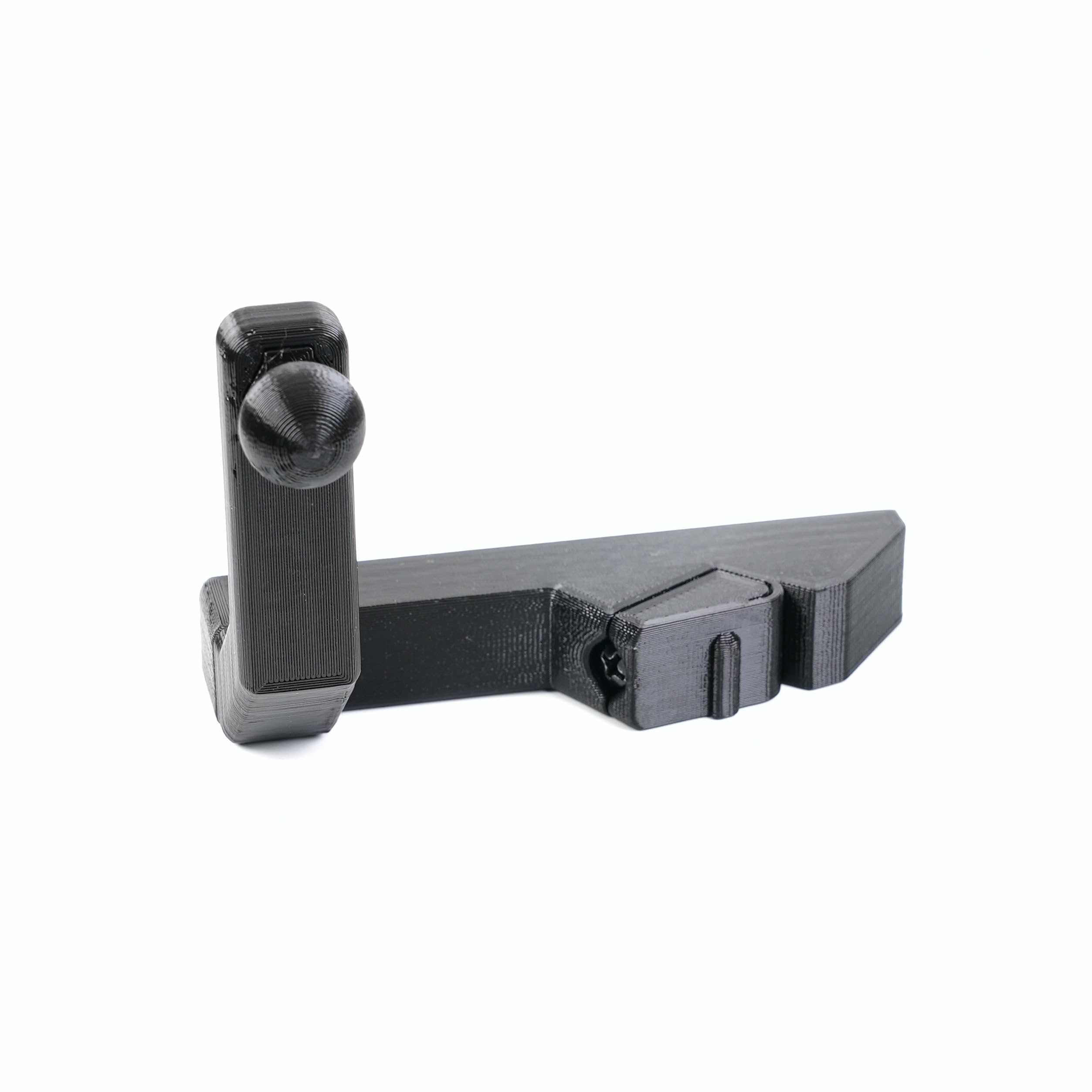Phone Mount Dash Anchor with 17mm Arm Ball Mount for Rivian R1T & R1S 2022-2024 - Fits Driver Side Only, Mount Cell Phones, Tablets, Microphones, and More with No Screws or Adhesives - Patent Pending