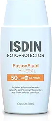 ISDIN Protetor Solar Facial Fusion Fluid Mineral FPS 50-50ml