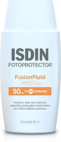ISDIN Protetor Solar Facial Fusion Fluid Mineral FPS 50-50ml
