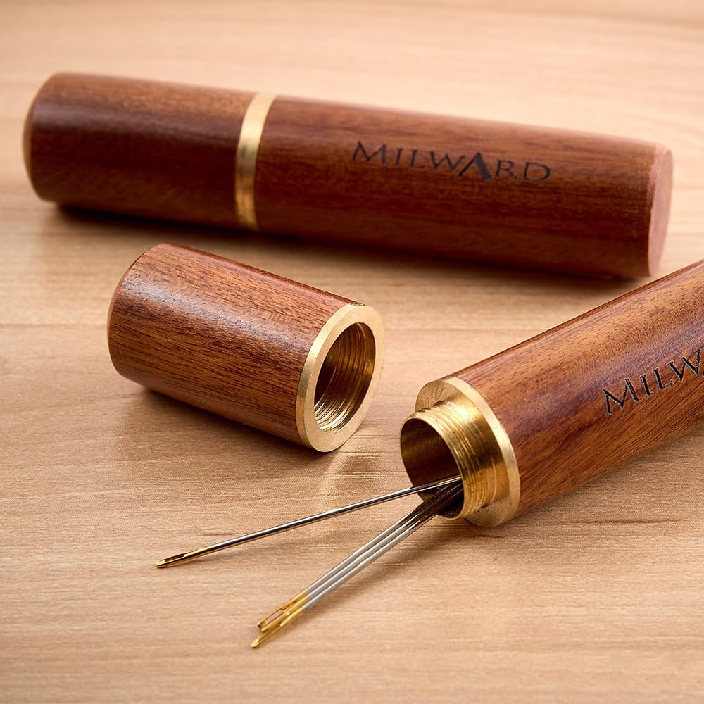 That's Crackers! Wooden Sewing Needle Holder | Lipstick Style | Mini Gift | Cracker Filler