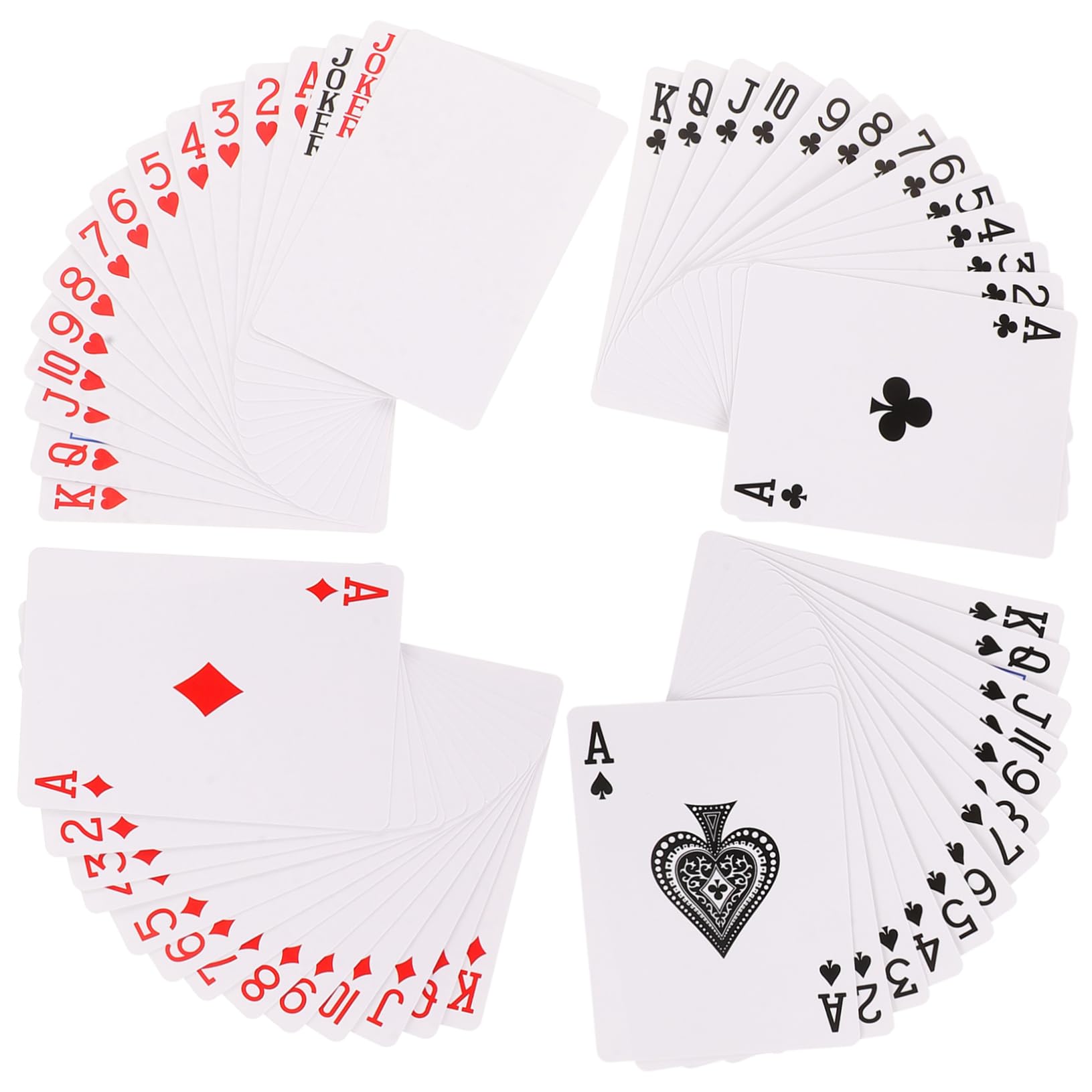 Toyvian 5sets Carte Da Gioco Termiche Personalizzabili Carte Da Poker Vuote Per Per Feste e Giochi Famiglia Materiale Sicuro e Resistente Stampa Sublimazione Avanzata Per Colori Vivaci