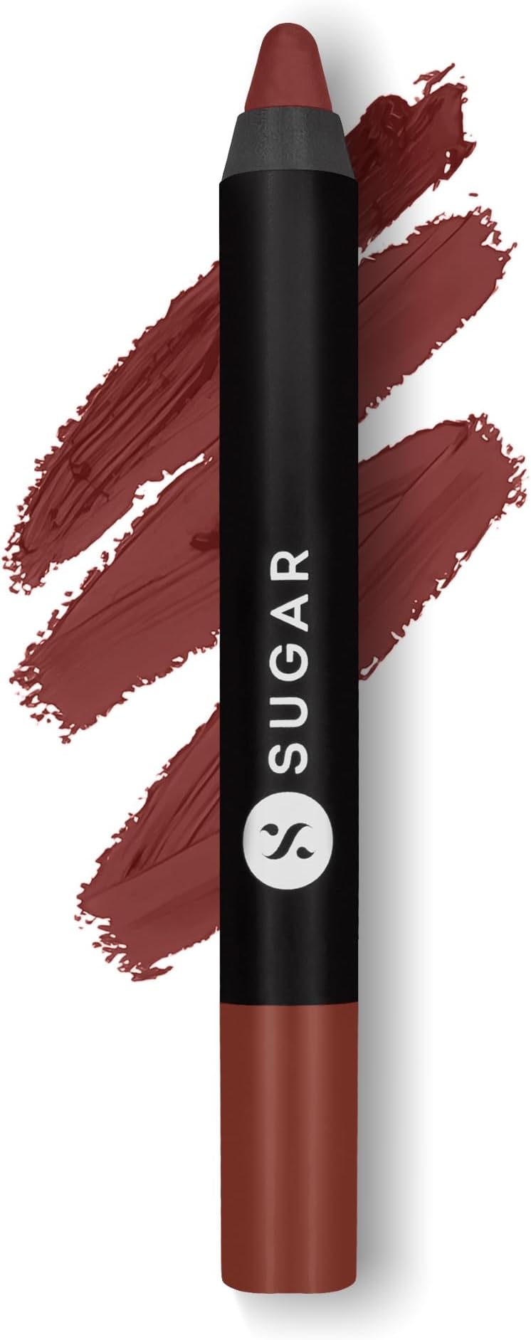 Matte As Hell Crayon Lipstick 17 Brandy Harrington (Rusty Reddish Pink) with free sharpener, 2.8 gm