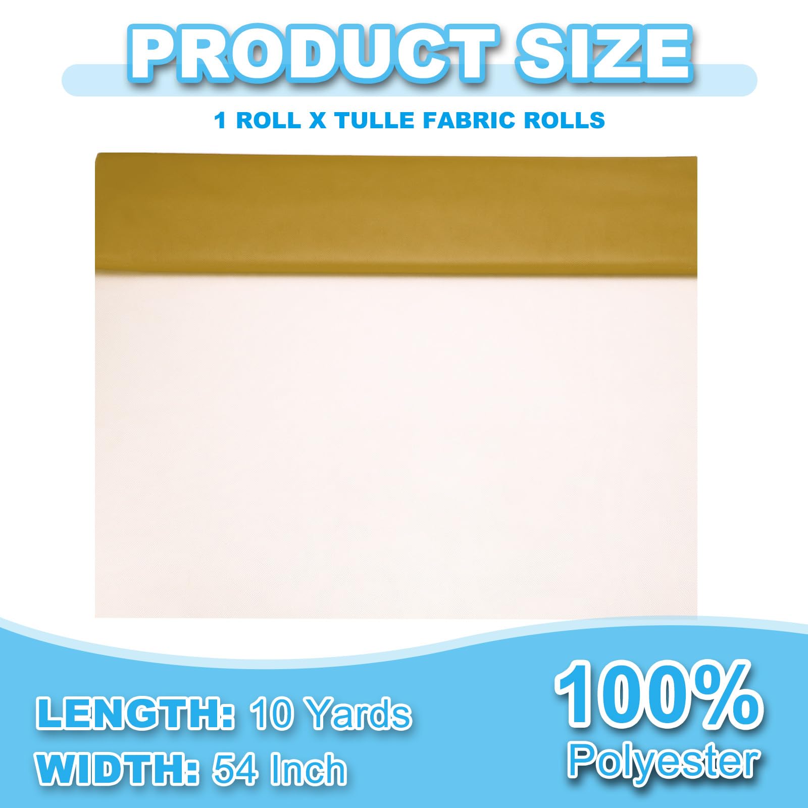 PATIKIL Tulle Fabric Rolls - Image 2