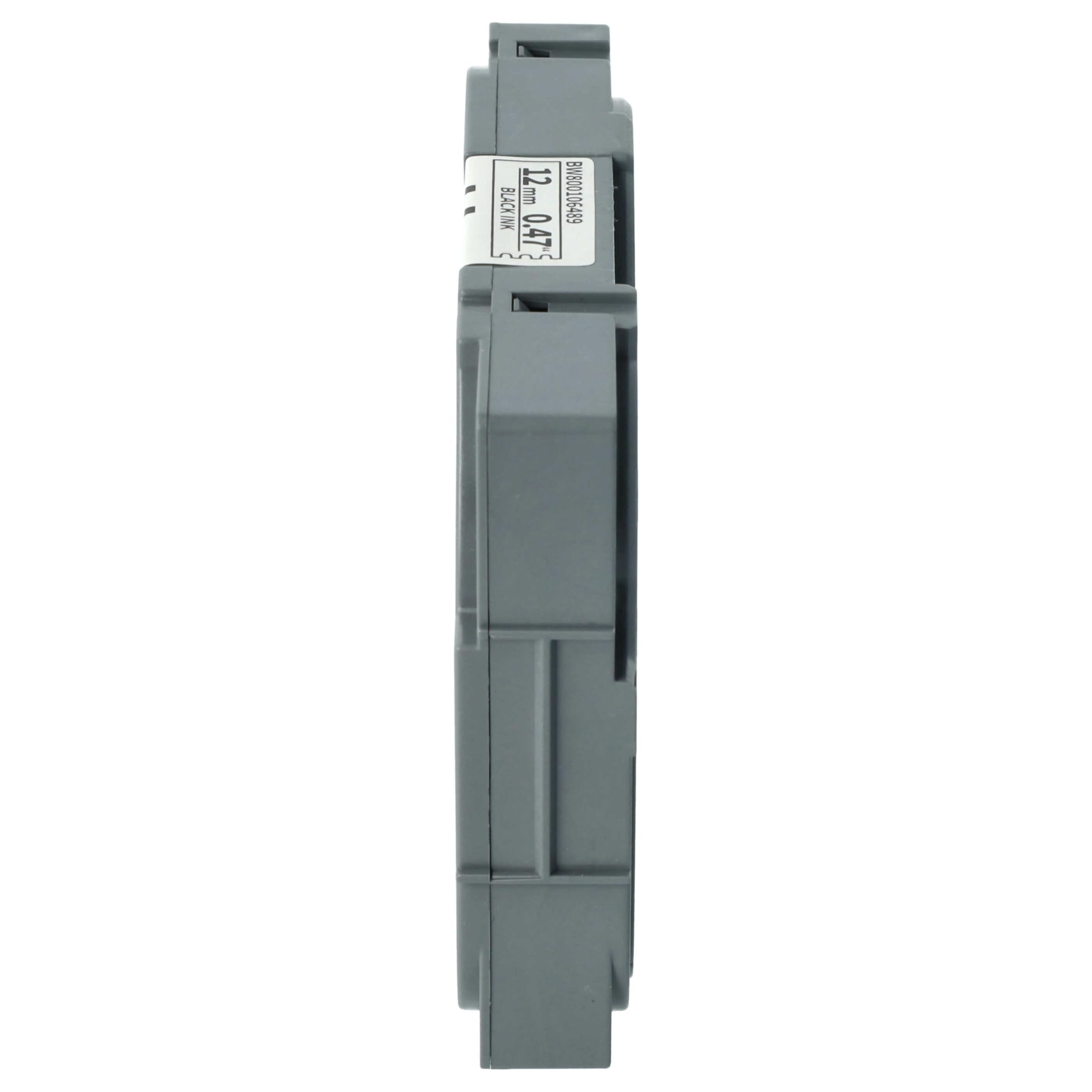 vhbw 100x Wymienne taśmy do Brother TZE-231, TZ-231 do drukarki etykiet 8m x 12 mm Czarny na białym