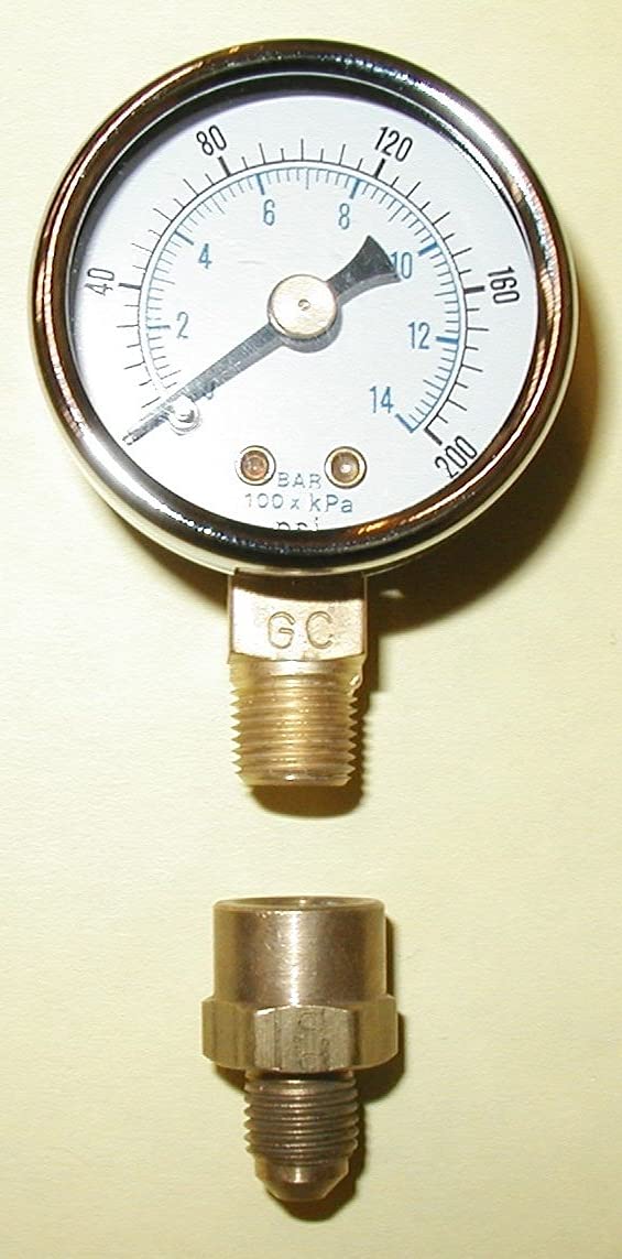 Oil Burner Fuel Pressure Test Gauge Compatible with Beckett