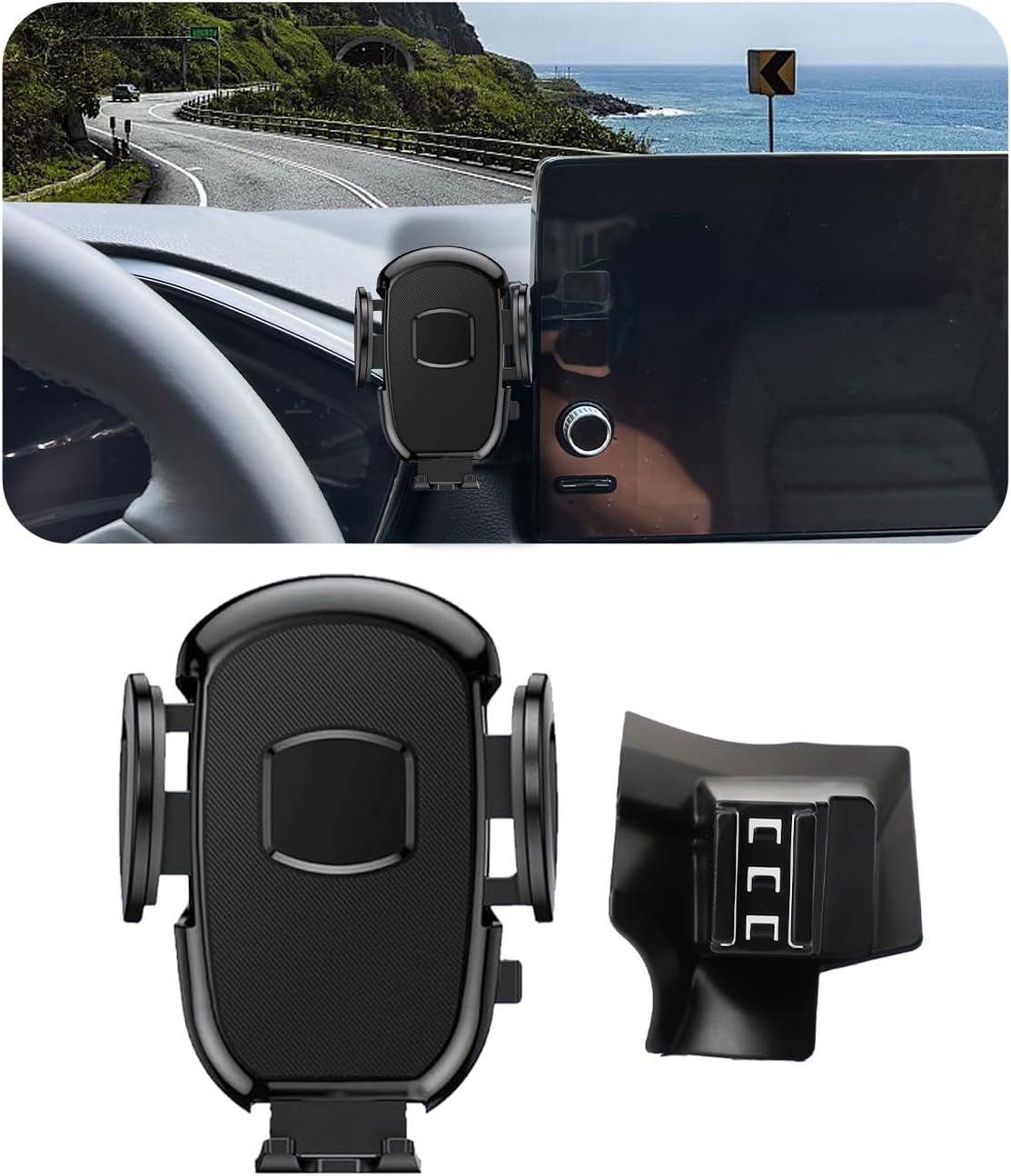 Car Phone Holder Mount Fits for Honda CR-V CRV 2012-2016 Accessories for Car Dashboard Air Vent Mount, Snug Fit, Easy to Install Fit for iPhone Android and All Smartphones