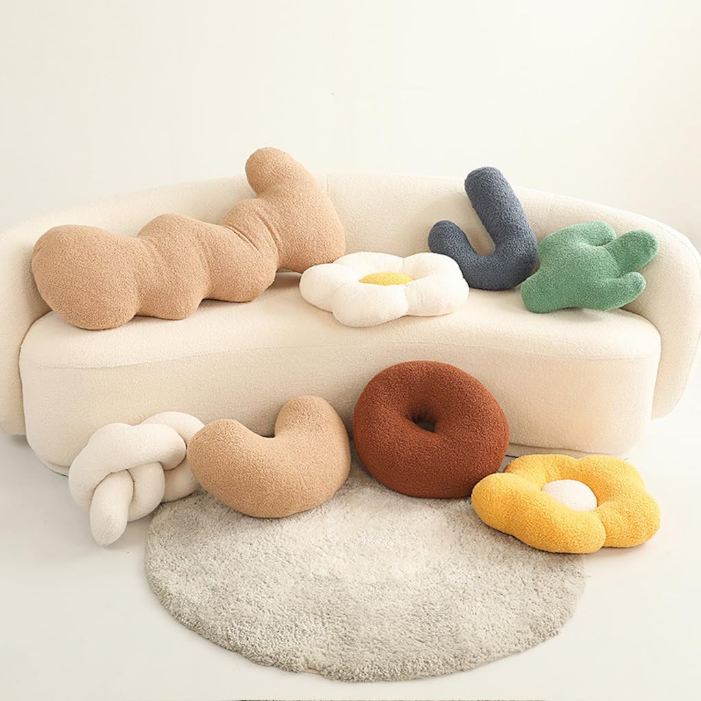 BeanPlush Decorative Knot Pillow, Irregular Shape Knot