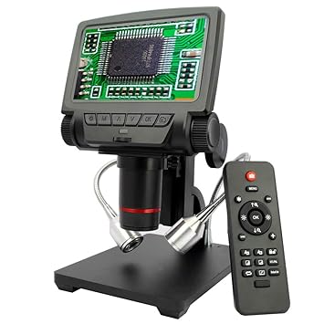 Andonstar ADSM301 HDMI 1080P Full HD Digital Microscope 260X Scope for PCB Circuit Board Soldering Repairing Tools Video Microscope with LCD Screen