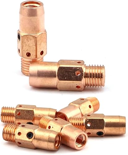 Miniatura 5 de WeldingCity Difusores de gas 35-50 para pistolas de soldadura MIG Lincoln Magnum y Tweco Mini#1 100-180 Amp