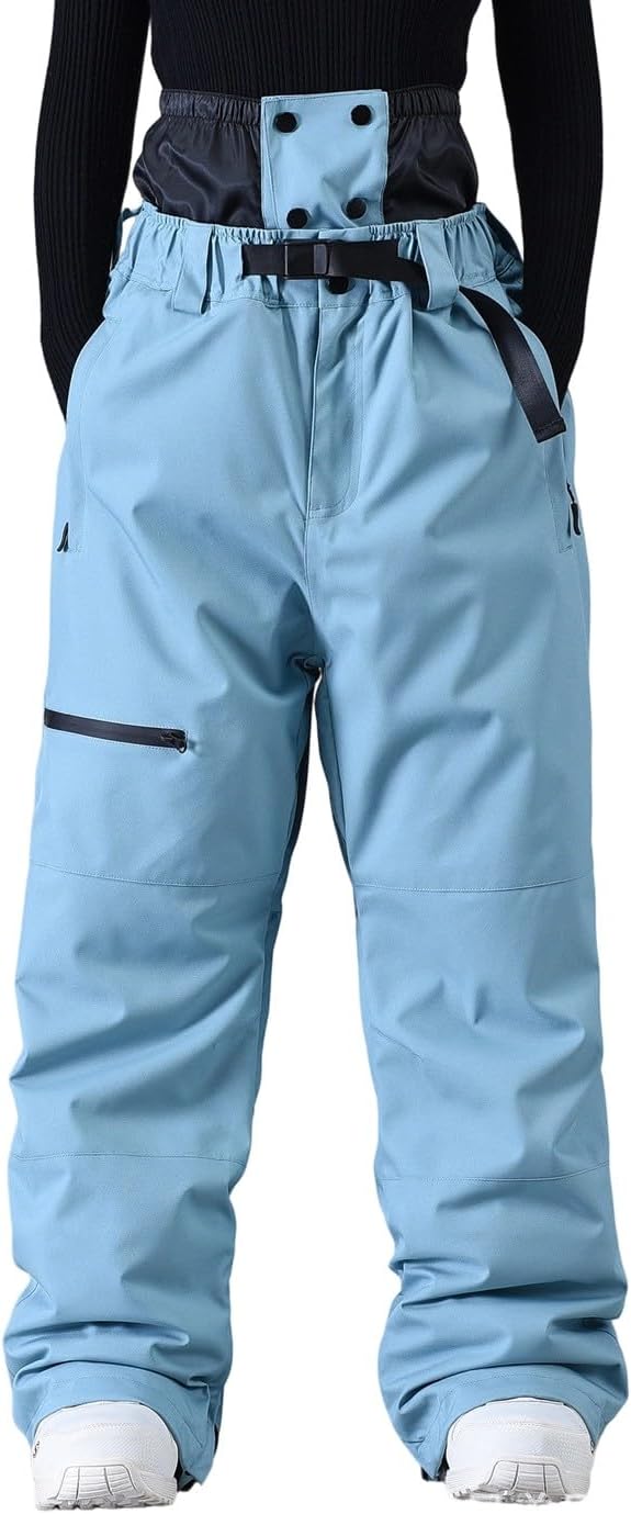 Men Ski Pants Snowboard Pants Lounge Baggy Snowboarding Loose Snow Sport Insulation Waterproof Windproof Winter Pant