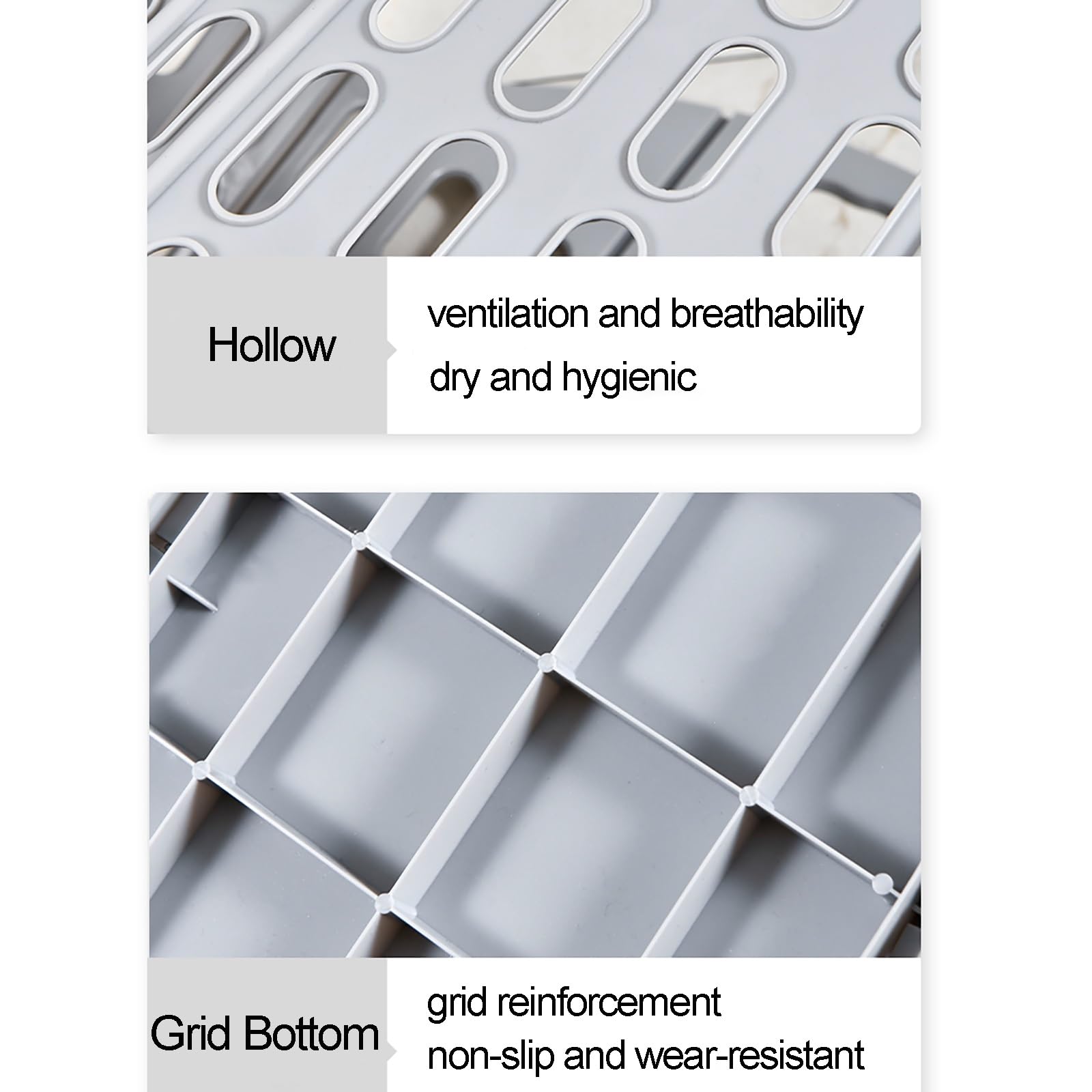 Gtzly Cesto Portabiancheria, Cesto Portabiancheria da Bagno Portatile in Plastica da Parete, Cesto Portabiancheria Pieghevole, Impermeabile for Dormitorio Universitario, Famiglia(White)