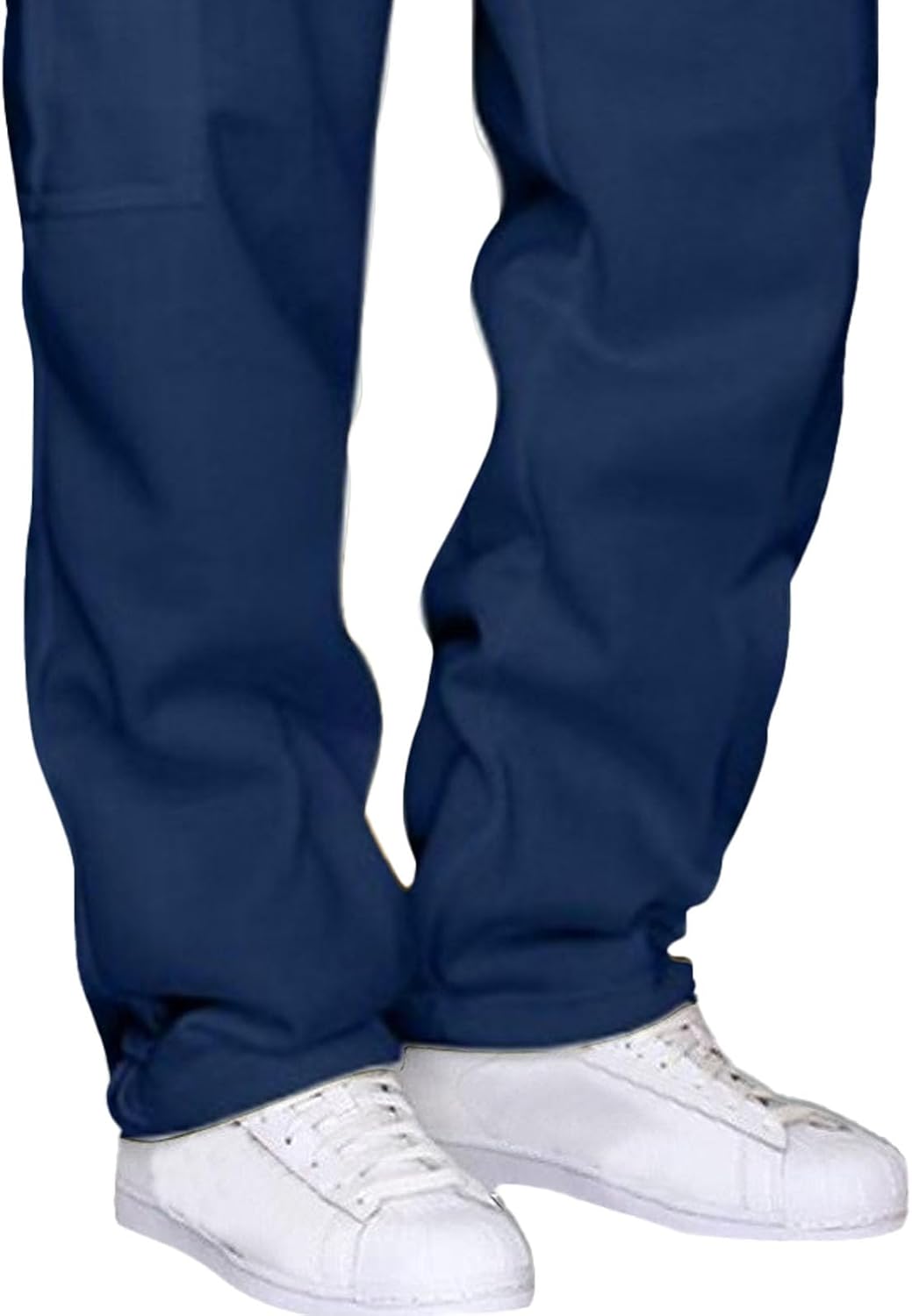 Men's Multi Pocket Sports Casual Pants Drawstring Outdoor Athletic Trousers Fall Classic Hiking Loose Overalls Pant