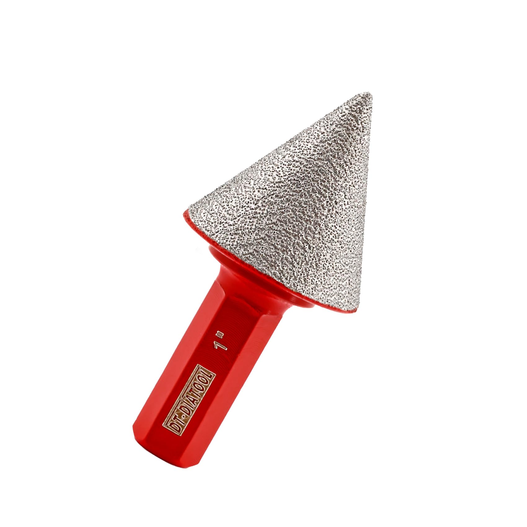 DT-DIATOOL Diamond Beveling Chamfer Bit 25mm with Hex Shank for Tile Porcelain Ceramic Granite Marble Existing Holes Enlarging Polishing Shaping Trimming Repairing โ image 1