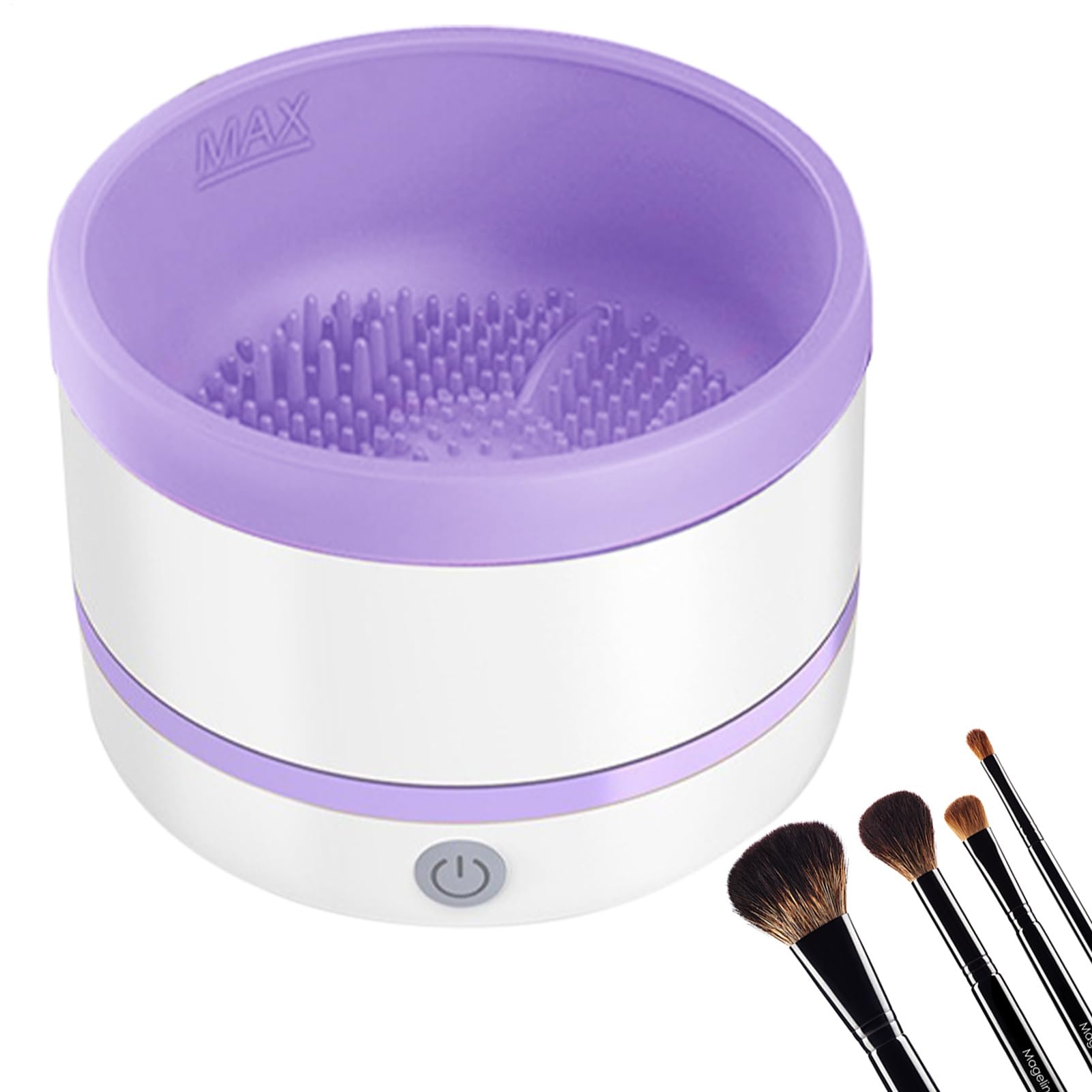 Nettoyeur de pinceaux automatique rechargeable pour éviter les boutons