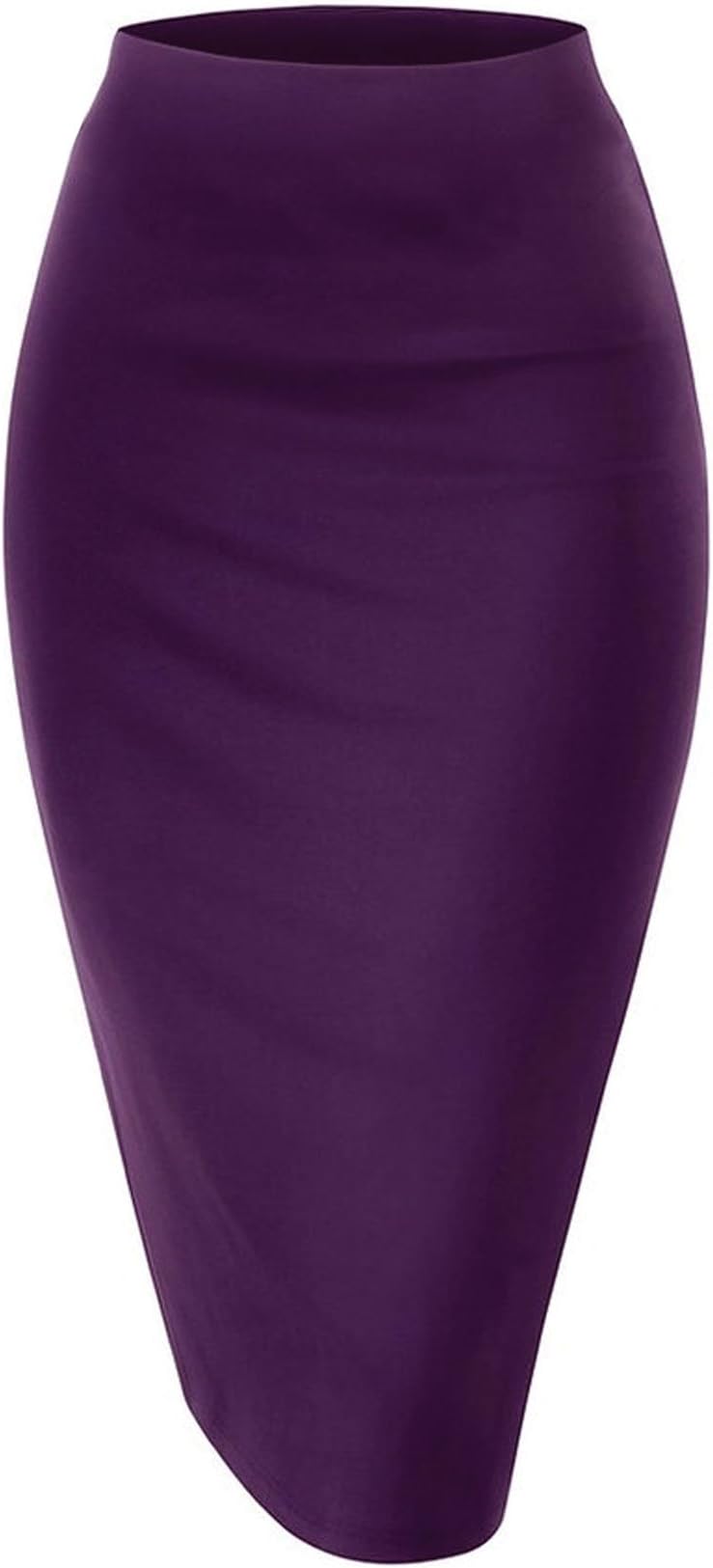 NBU Women's Waist Stretch Bodycon Midi Pencil Skirt