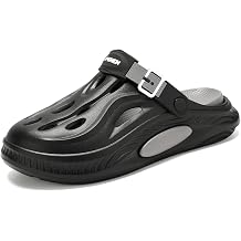 Qiucdzi Mens Womens Clogs Unisex Garden Shoes Mules with Arch Support Comfort Slip-on Outdoor Sandals Slippers for Work Beach Casual