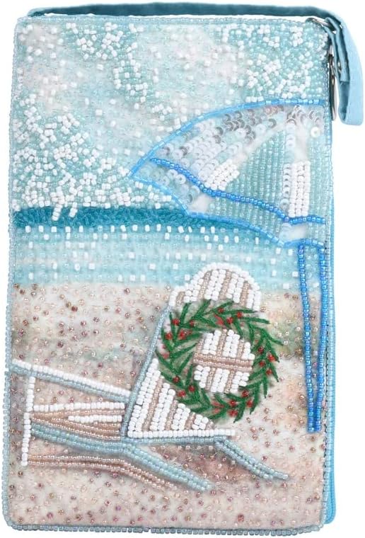 Bamboo Trading Holiday Chair Club Bag, 7.5-inch Height, Women Accessories, Fashion, Travel Bag, Christmas, Holiday Season, Ocean, Sea