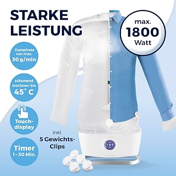 CLEANmaxx Automatic Premium Shirt Ironer