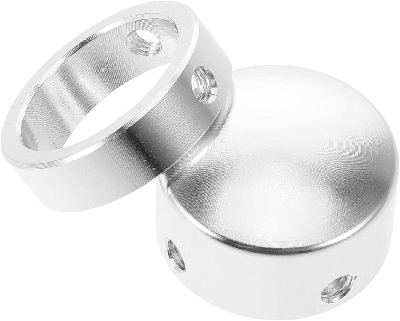 TOYANDONA 1 Set Lightweight Aluminum Alloy Fitness Handle End Cover Durable End Caps for Strength Training Equipment Compatible with Various Gym Accessories Design for Enhanced Stability