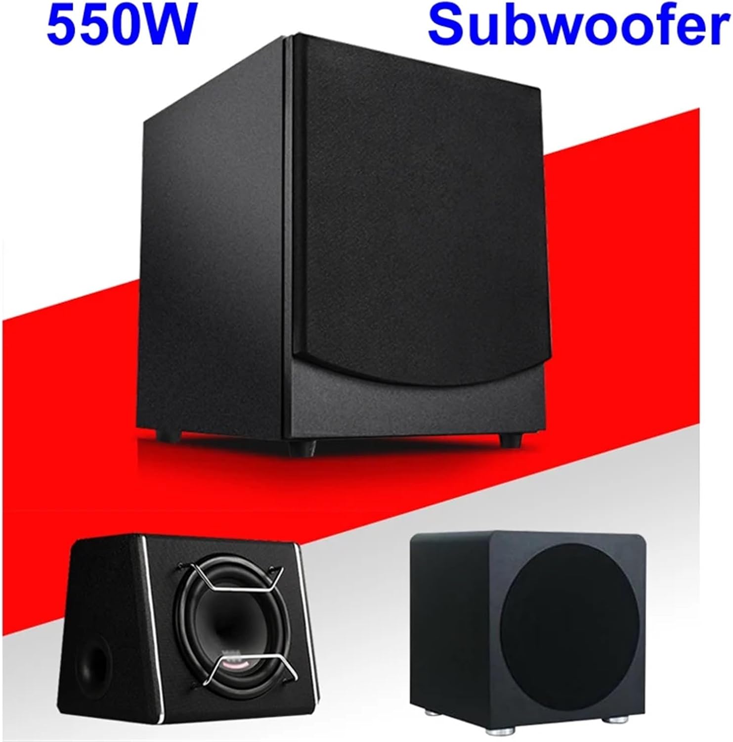 1 PCS 550W Heavy Bass Speaker 43Hz/45Hz Subwoofer Frequency Divider Home Theater HiFi Stereo DIY Car Audio Crossover Filter