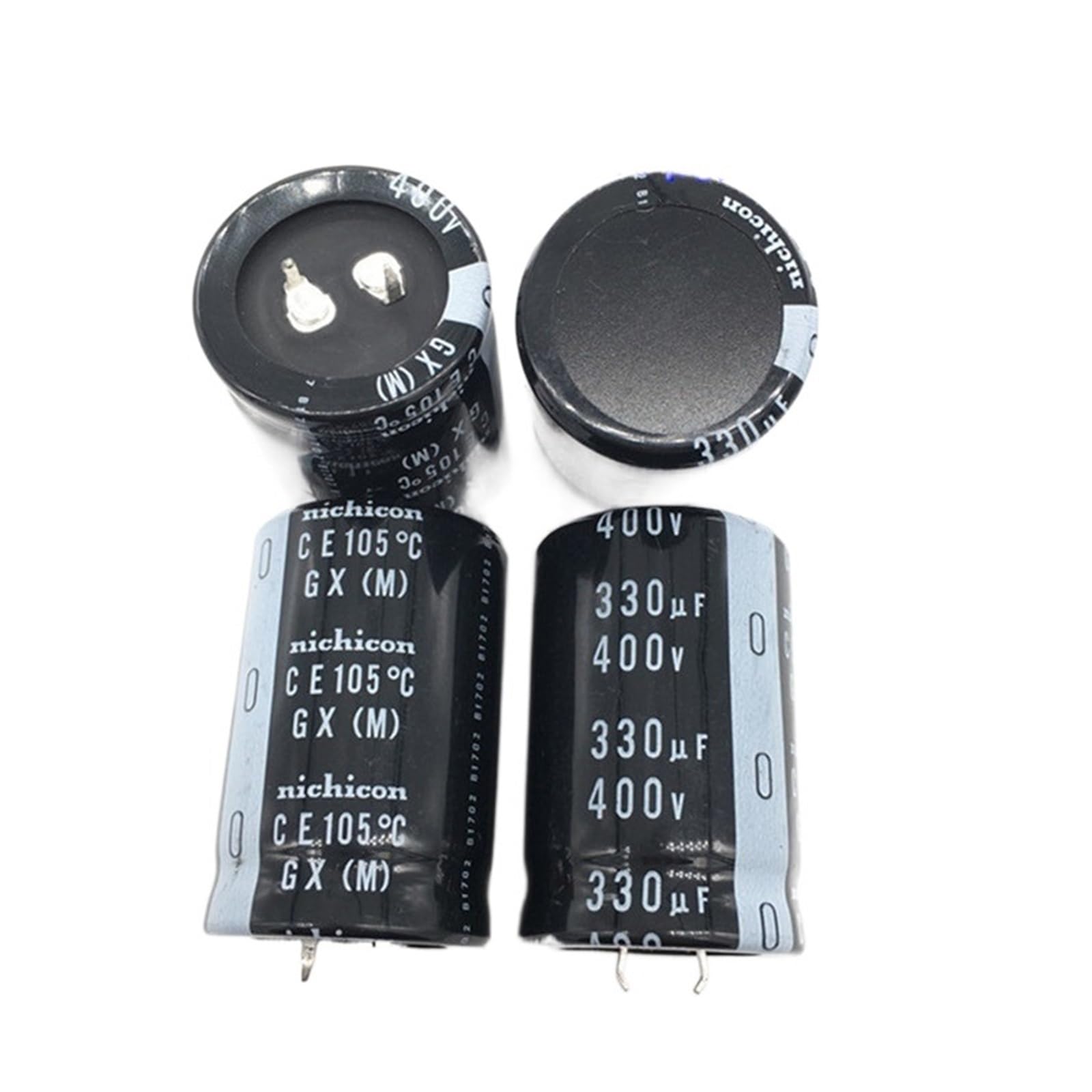 Condensateur 400V 330uF électrolytique 30x45mm pour réparation de carte alimentation