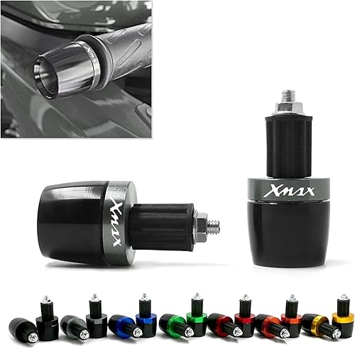 Miniatura 6 de for Yama-&ha Xmax 125 250 300 400 X MAX 78" Motorcycle Universal Handlebar Grips Ends Handle Bar Counterweight Cap Plug Slider Powersports Bar Ends