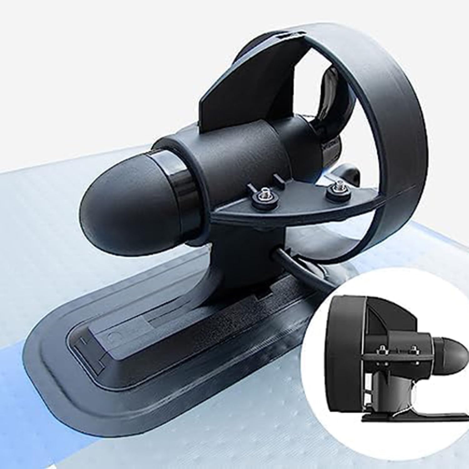 Aleta Eléctrica Motorizada, Soporte para Stand Up Paddle Board, Velocidad por Hora 4-5Km, Motor sin escobillas 288W, para Kayak Pesca Barco Paddle