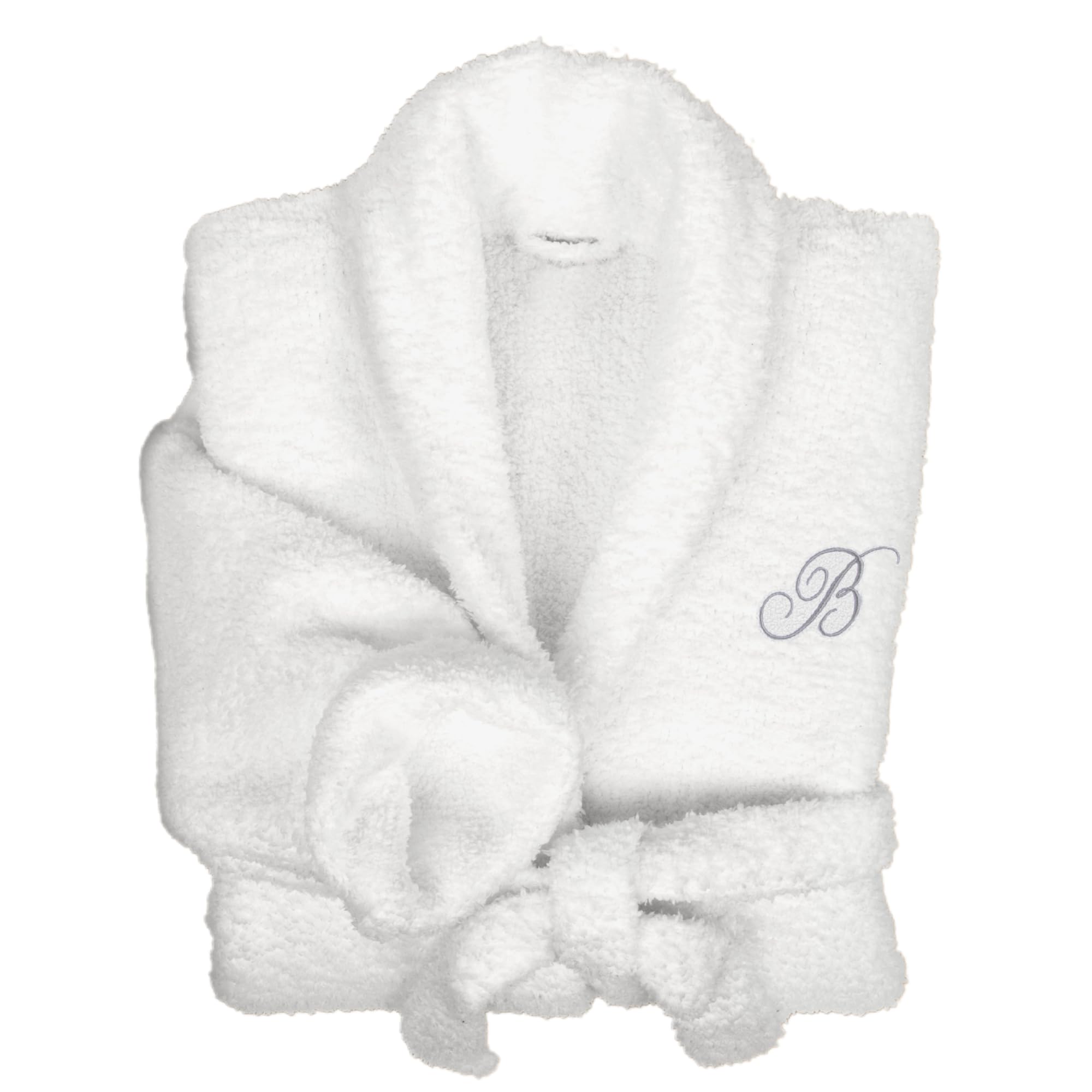 BellagioHotel Bath Robe For Women or Men - Soft Shower Robe - Luxury Spa & Resort Bathrobe - White - One Size Fits Most