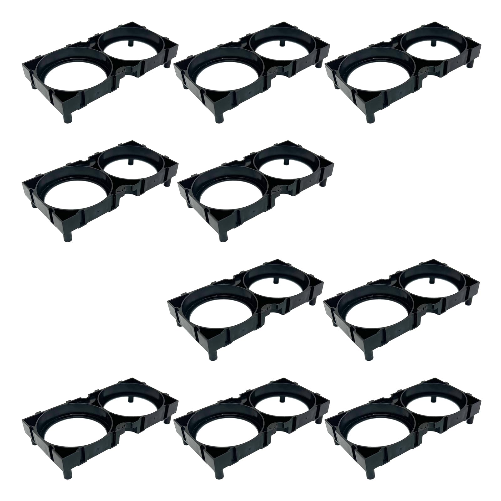 Ljmyy ABS Pack Brackets Modulars Stackable Battery Holder for 43184 Lithium Batteries Organizers Holder Design