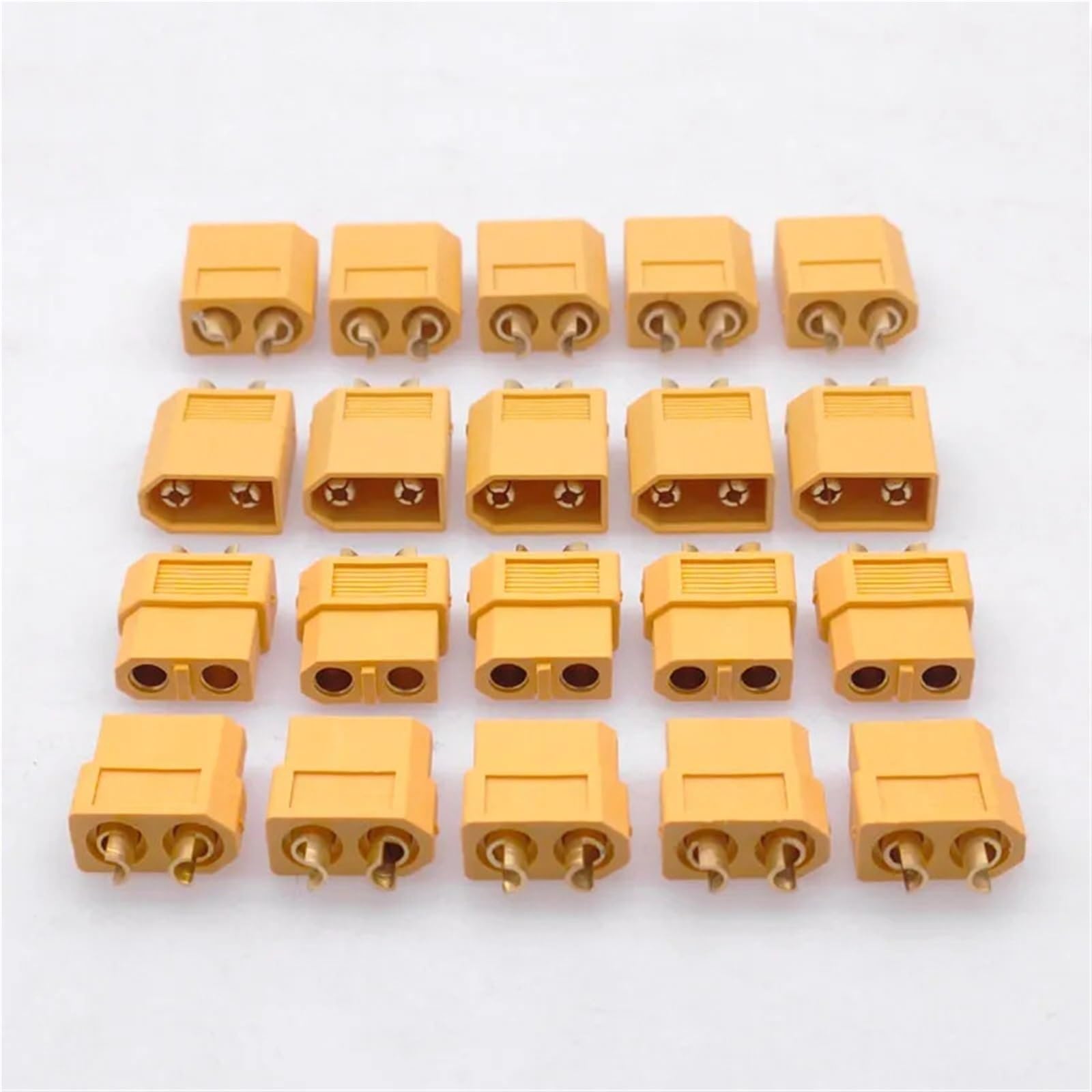 Connecteur femelle XT60E fixe anti-vibration avec fiche XT60 mâle haute conductivité