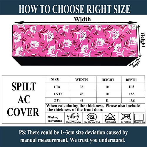 Image of Polycarbonate Water & Dustproof Split Ac Cover for Carrier 1.5 Ton 3 Star Inverter, Black (Color08)