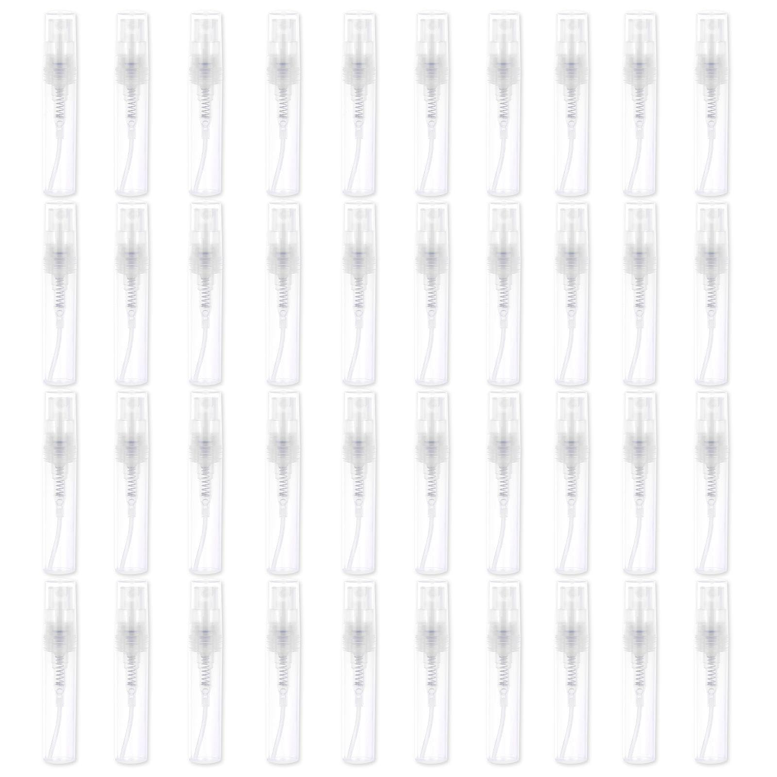 Mini Flaconi Spray Da 40 Pezzi, Flaconi Dispenser In Plastica Trasparente, Flaconi Piccoli Di Profumo Da 2 Ml, Flaconi Spray Riutilizzabili, Pratici Flaconi Dispenser Da Viaggio