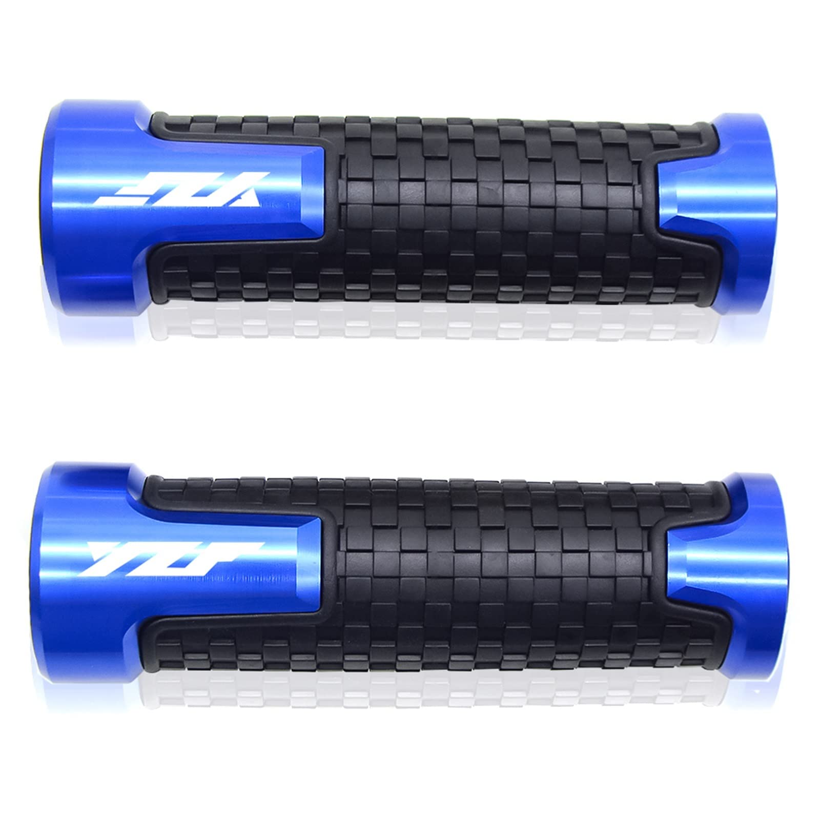 Poignées antidérapantes Yamaha YZF-R15 pour guidon 7/8'' 22mm en caoutchouc bleu