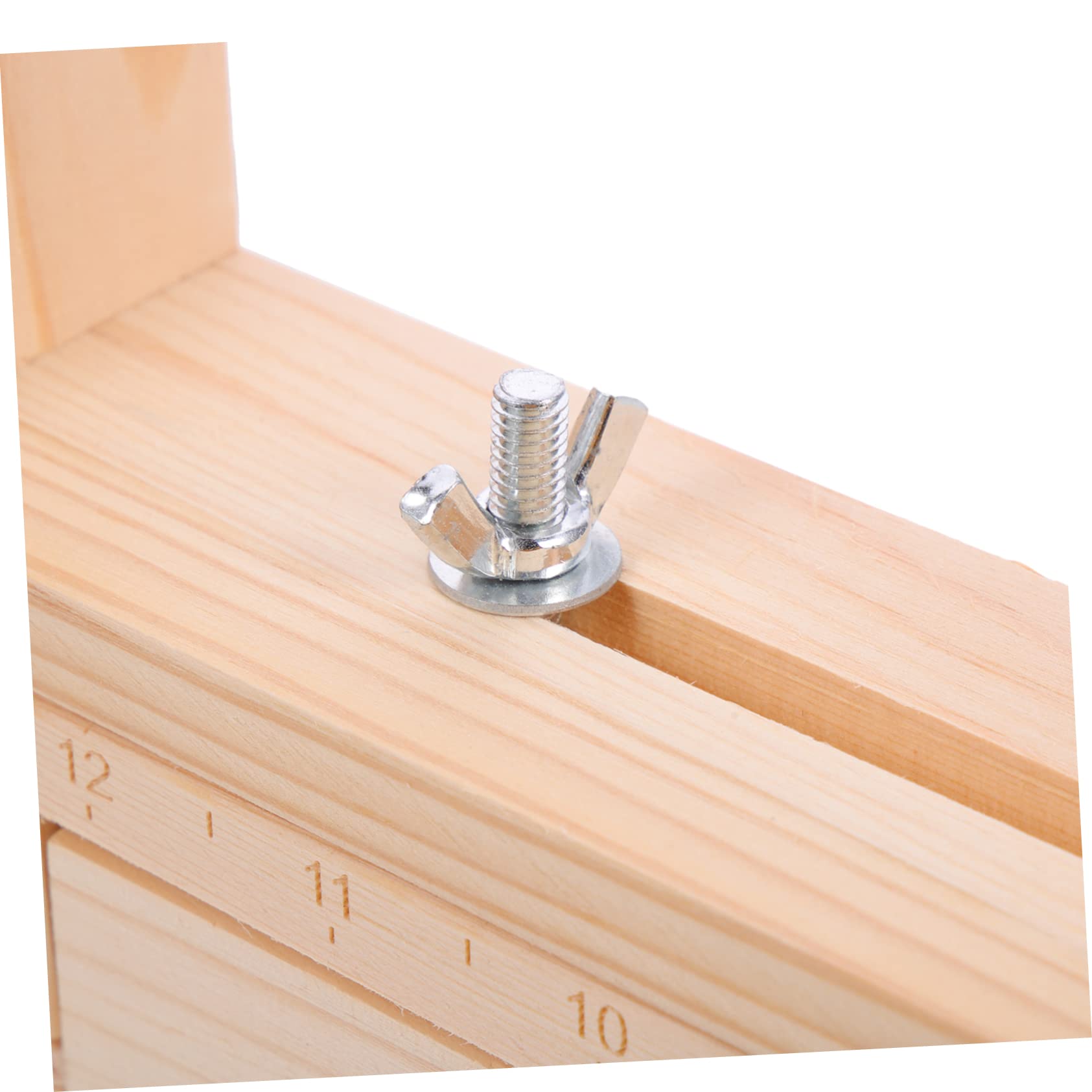 KALLORY Knitted Bracelets 1 Set Wooden Frame Knitting Rack Knitting Machine Accessory Kit