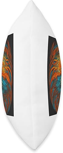 Miniatura 2 de Zenith Designs Phoenix with Red Eyes - Almohada de diseño único, 16 x 16 pulgadas, multicolor