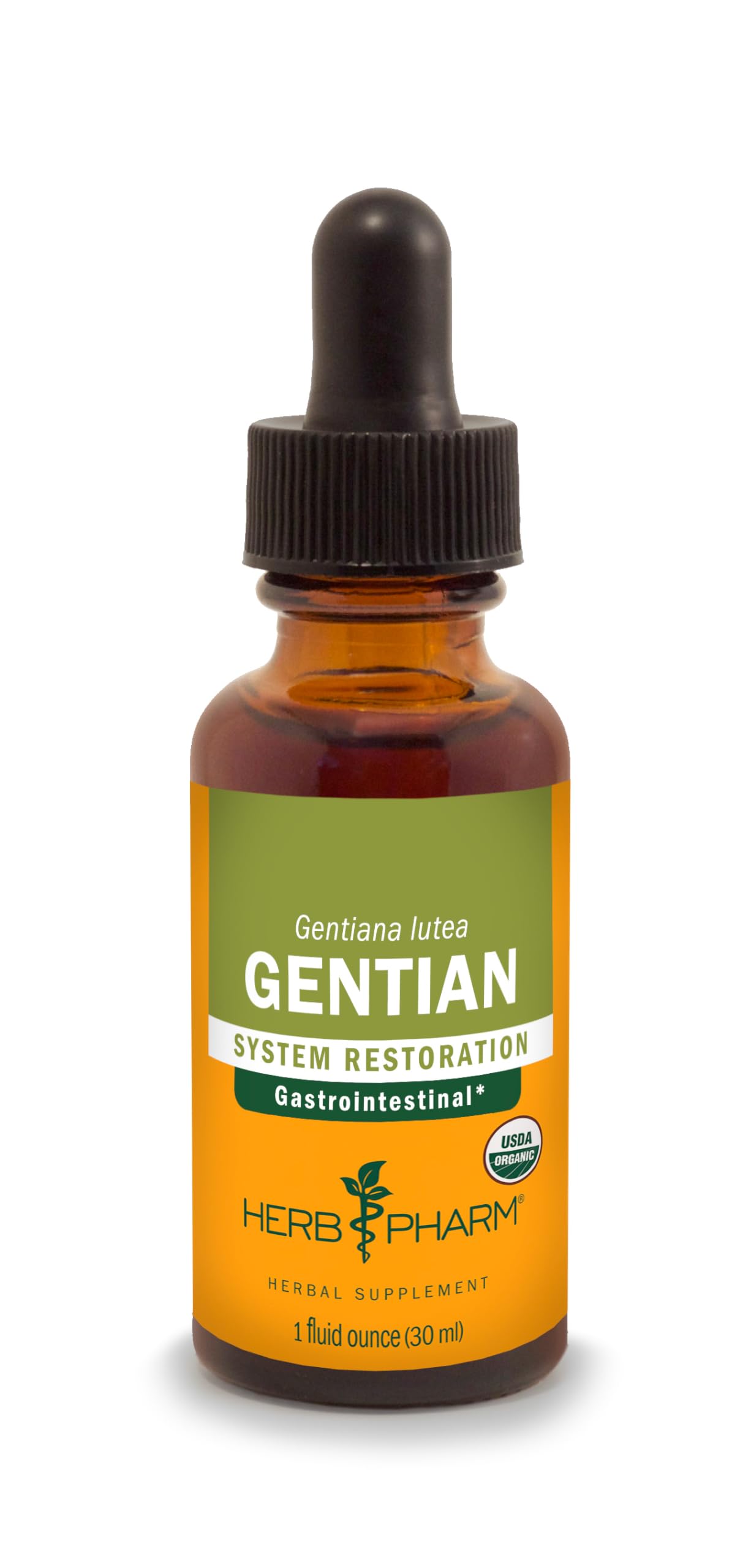 Herb Pharm Suplemento Fitoterápico de Genciana, extrato líquido, 30 mL
