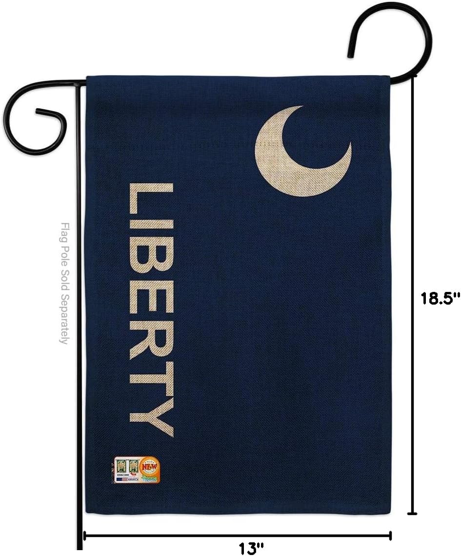 Fort Moultrie Burlap Garden Flag Americana US Historic July Memorial Veteran Independence United State American Small Decorative Gift Yard House Banner Double-Sided Made In USA 13 X 18.5
