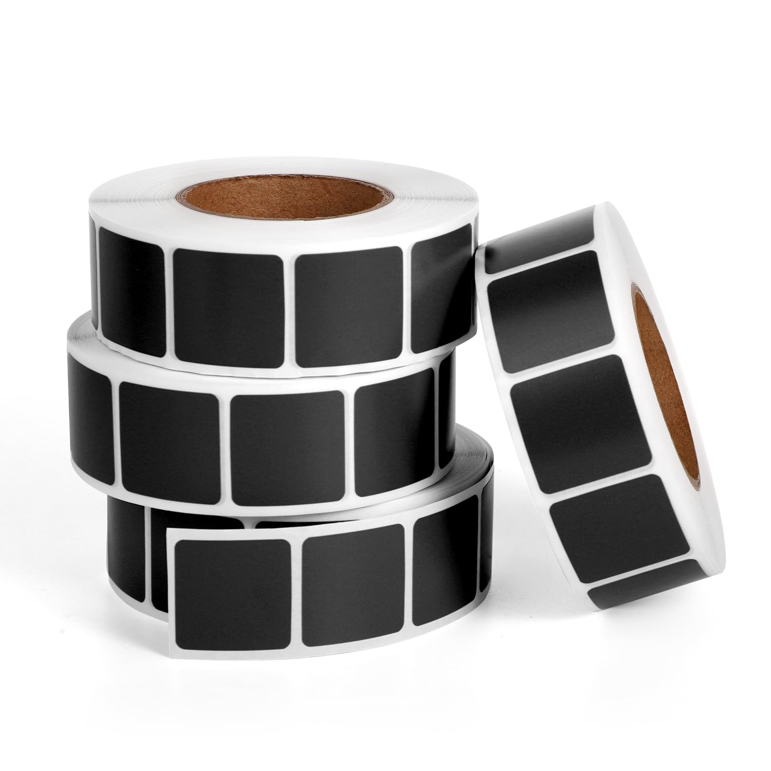 Autocollants cible entraînement de tir carrés noirs 22mm pour stand de tir