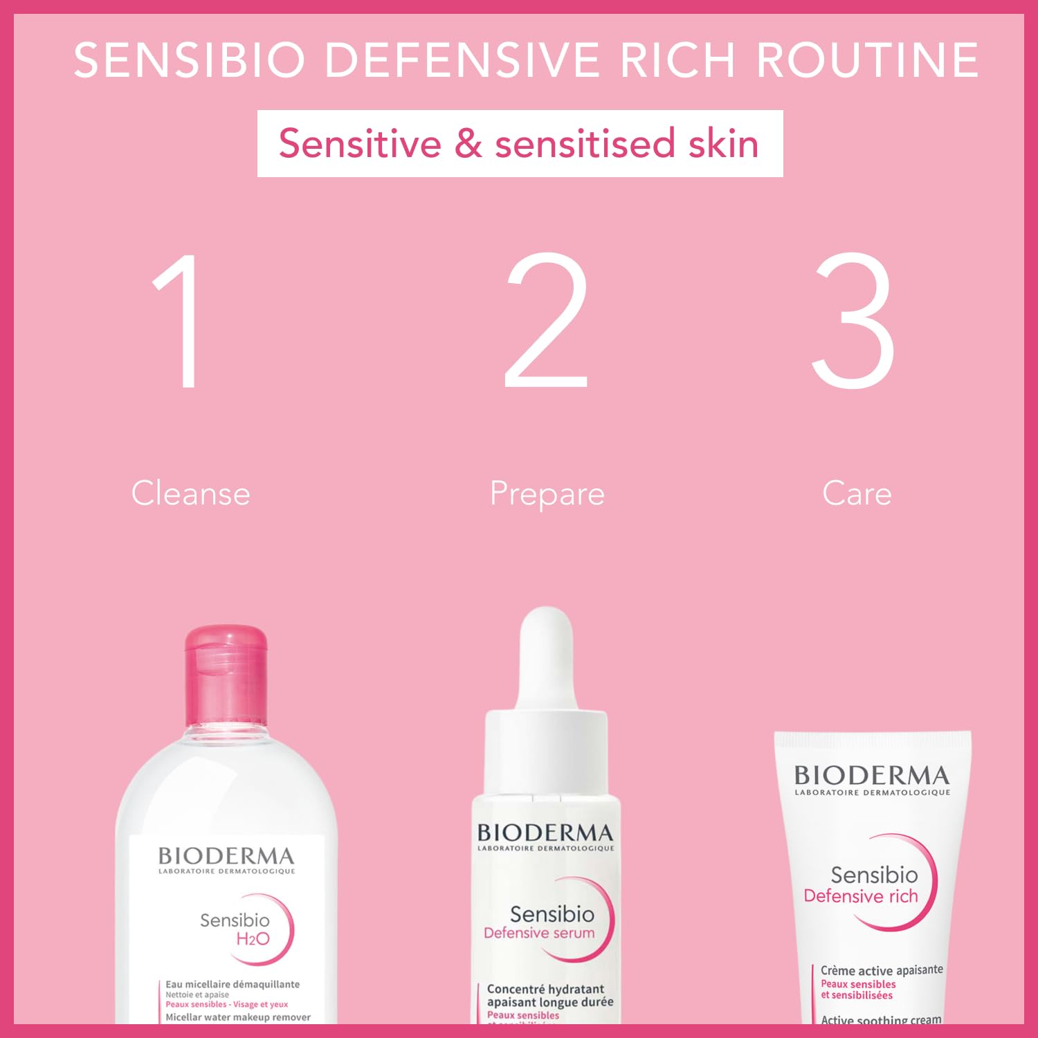 Bioderma Sensibio Defensive, Soothing & Protective Light Face Cream for Sensitive & Dry Skin - Image 4