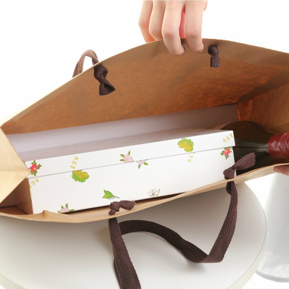 Amazon | 井上紙業 手提げ紙袋 無地 クラフト 業務用 丸ひも