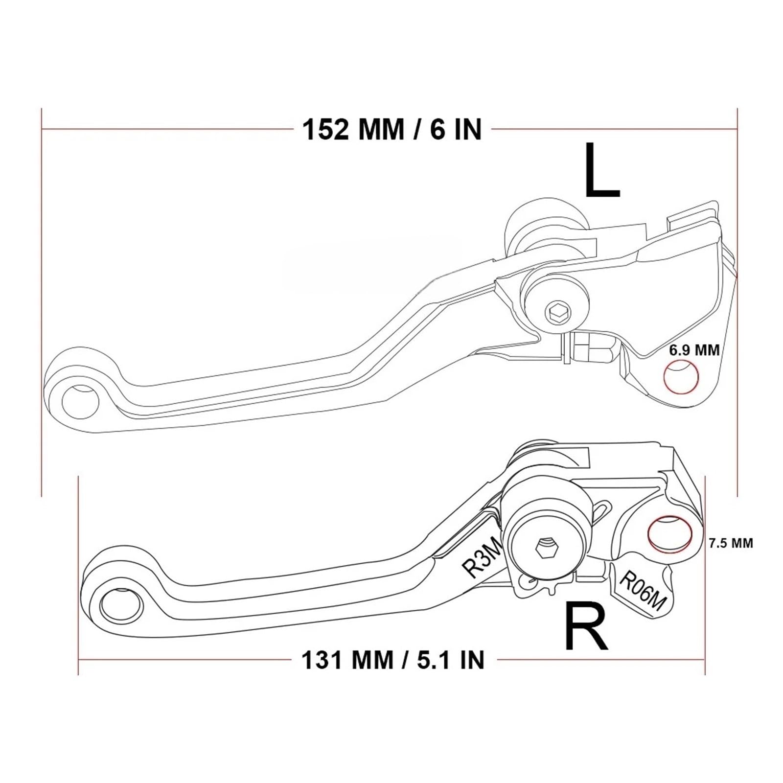 Moto Freno Frizione Master Per RMZ450 RMZ 450 2007-2018 2015 2016 2017 Moto Pivot Cilindro Freno Principale Leve Frizione