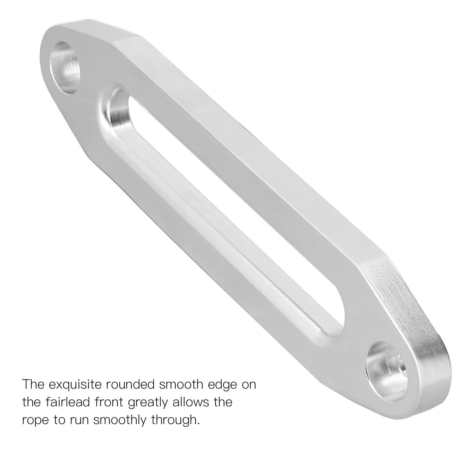 Câble de treuil en Acier Aluminium Hawse Fairlead 8000-15000lb pour câble de Corde de treuil synthétique UTV Véhicule Tout-Terrain Hawse Fairlead en alu Minium